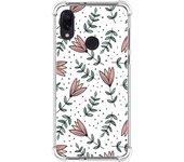 Funda Silicona Antigolpes para Xiaomi Redmi Note 7 diseño Flores 01 Dibujos