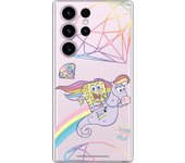 Funda compatible con Samsung Galaxy S23 Ultra - Bob Esponja Caballito Arcoiris