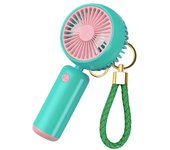 Mini ventilador de mano with Carga USB, Luz Nocturna de Verano, ventilador de refrigeración de Bolsillo, Viento Fuerte con bolsillo