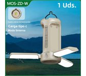 MOSLIGHTING Outdoor LED Camping Light USB Charging Folding Lantern Bluetooth Music Player Emergency Lighting Portable Flashlight