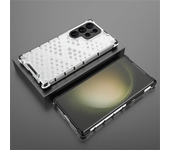 Honeycomb Pattern Armor HD Case for Samsung Galaxy S24 Ultra S23 Plus S22 S21 FE S20 10 Note 20 10 Lite Seismic Protective Shell