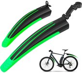 Juego de guardabarros para bicicleta, ajustable, universal, para bicicleta de carretera, delantero y trasero, accesorios para guardabarros de bicicleta de montaña