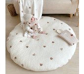 INS Nordic Cartoons Mat for Children Baby Play Mat Round Carpet Super Soft Playmat Newborn Photography Props Living Room Carpet