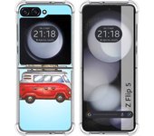 Funda Silicona para Samsung Galaxy Z Flip 5 5G diseño Furgoneta Dibujos