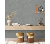 Muestra DIN A4 de Papel pintado vinílico lavable efecto de microcemento con textura áspera - Mineral Shade 682765 de GAULAN