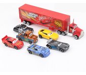6pcs Cars 3 Lightning Mcqueen Jackson Storm Mack Uncle Truck Metal Car Model Toy Gift