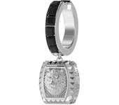 Guess Pendientes Hombre Lion King De Acero Plateado
