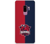 Funda original compatible con Samsung Galaxy S9 Plus - Baskonia fondo rojo y azul