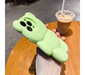3D Candy Color Bear Silicone Phone Case For iPhone 14 13 12 11 Pro Max X XR XS Max 14 Plus Cartoon Animal Shockproof Back Cover