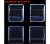 4Pcs Transparent Silicone Chair Leg Caps High Quality Non-Slip Covers Furniture Feet Silicone Pads Floor Protectors Socks
