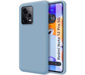 Funda Silicona Líquida Ultra Suave para Xiaomi Redmi Note 12 Pro 5G color Azul