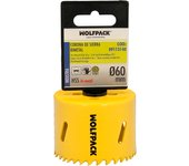 Wolfpack Corona Sierra Bimetal 60mm Templado Térmico Base Reforzada Broca Agujeros Madera Acero Hierro Plásticos