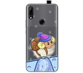 Tumundosmartphone Funda Gel Transparente para Huawei P Smart Z diseño Cabra Dibujos