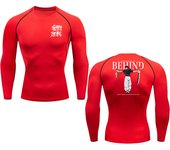 Anime Compression Shirt Men Print Breathable Football Fitness Tight Sportswear Althletic Quick Dry Rash Guard Gym Riding Tops