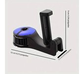 Multifunctional 2 In 1 Car Hook Hidden Mobile Phone Holder Bracket Car Clip Rear Row Headrest Hook Lock Buckle Car Mount Stand