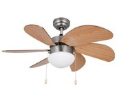 Ventilador de Techo Orbegozo CP 15075 N/ 50W/ 6 Aspas 80cm/ 3 velocidades