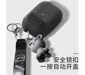 Protective Case For Airpods 4 Cover Luxury Earphone Cover Case For Apple Airpods4 Air Pods Pro Shockproof Sleve With Hook