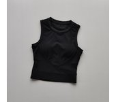 Women's High-Strength Gym Tank Top Shockproof Yoga Bra Padded Sports Vest Push-Up Fitness Top for Gym Running Vest