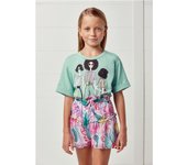 Falda Pantalón Gasa Estampada Mayoral