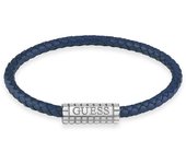 Guess Pulsera Hombre Mare Magnum De Acero Plateado