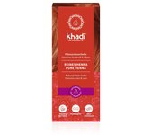 Khadi Henna Pura 100g - Tinte Natural de Henna Rojo Intenso - Cobertura Completa - Vegano
