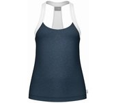 Camiseta Head Play Tech Azul Marino Blanco Mujer