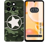 Tumundosmartphone Funda Silicona para Zte Blade A35 / A55 diseño Camuflaje 01 Dibujos