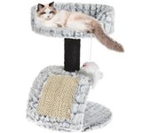 Rascador para Gatos con soporte y Ratón 30x30x40 cm