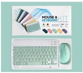 Wireless Bluetooth Keyboard and Mouse Spanish for IOS Android Windows Tablet iPad Air Mini Pro
