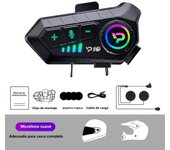Bluetooth 5.3 Headphone Motorcycle Helmet Headset HandsFree Waterproof 2000mAh Voice Control Wireless Bluetooth Motor Earphone