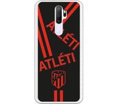 Funda original compatible con Oppo A9 2020 - A5 2020 - ATM Fondo Negro Escudo Monocromo 20-21