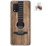 Tumundosmartphone Funda Gel Tpu para Xiaomi Mi 10 Lite diseño Madera 11 Dibujos