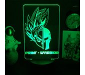 Japanese Anime Drogan Ball Super Saiyan Goku Vegeta Figure Led Acrylic Stand 3d Illusion Colorful Nightlight for Kids Birthday