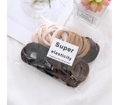 50PCS Colorful Ealstic Hair Rope Ponytail Hold Scrunchie Rubber Band For Women Basic Nylon Hair Bands Elastic Seamless Girls