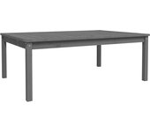 Mesa alta de jardín madera maciza de teca 60x60x105 cm