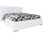 Cama Florence 100 , Muebles ES, Somieres, Cuero ecológico, 216 x 158 x 105cm