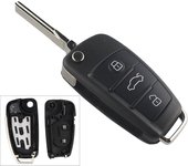 Remote Car Key For Audi Q7 B7 Q3 A3 TT A2 A8 A6 A6L A4 S5 C5 C6 B6 A4L A5 Q5 S RS S1 315/433Mhz 8X0837220 8P0837220D Q ID48 Chip