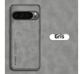 Luxury Sheepskin Leather Case for Google Pixel 9 Pro XL 8 8A 7 7A 6 6A Pro 4G 5G Soft Camera Protect Bumper Silicone Phone Cover