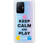 Funda compatible con Xiaomi Mi 11T (5G)   / 11T Pro (5G)  - Keep Calm Circulos Blancos