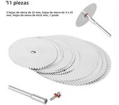 6-32Pcs Mini Circular Saw Blade Set Sanding Grinding Wheel Cutting Disc for Dremel Accessories Metal Cutting Rotary Tools
