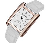 Square Men Watch Rose Gold Silver Case Men Watches women watches Top Brand Luxury Leather Band Quartz Clock Montre Homme relojes