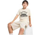 Camisetas marca Puma modelo 685152-87 para junior en color beig