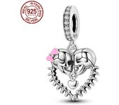 S925 Sterling Silver Halloween Series Skeleton Devil Charm Fit Original Pandora Bracelet For Women Birthday Fine Jewelry Gift