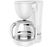 Cafetera de Goteo 12 Tazas 600W Blanca Comelec CG4007