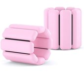 Muñequeras y Tobilleras de Pesas Ajustables (0,5 LB Cada Una) - Yoga, Danza, Barra, Pilates, Cardio, Aeróbic, Caminar