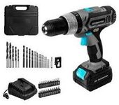 Cecotec CecoRaptor Perfect ImpactDrill 2024 Advance. Taladro Atornillador Perforador y Percutor de Batería de 24V y 2000 mAh Velocidad 15500 rpm Ratio de Impacto 22.500 bpm