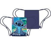 Mochila Saco Stitch 40cm bolsa de cuerdas bolsa saco para el almuerzo Piscina Disney - Producto Oficial