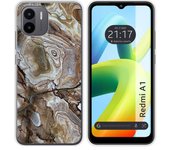 Funda Silicona para Xiaomi Redmi A1 diseño Mármol 14 Dibujos