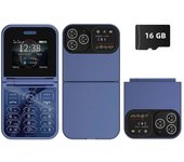 SERVO F15 Mini 2G GSM Foldable Mobile Phone Dual SIM Magic Voice Flashlight Call Recording 2.0"Portable Flip Mobile Phone Type-C