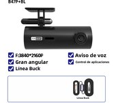 dash cam WIFI & App Control Voice Prompt 4K Mini Night Vision 24 Hour car dvr Car DVR 140°Voice Prompt Black Box Video recorder